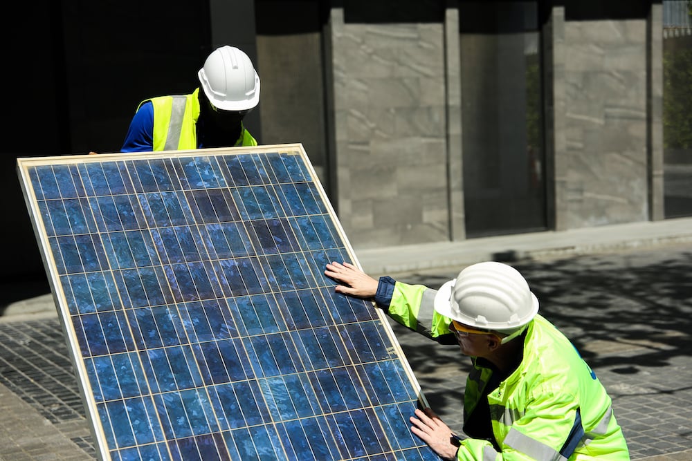 broken solar panel replacement