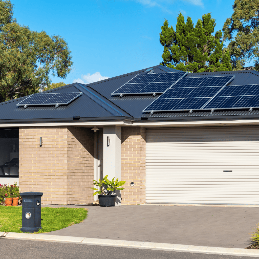 residential home with solar panels - solar energy benefits